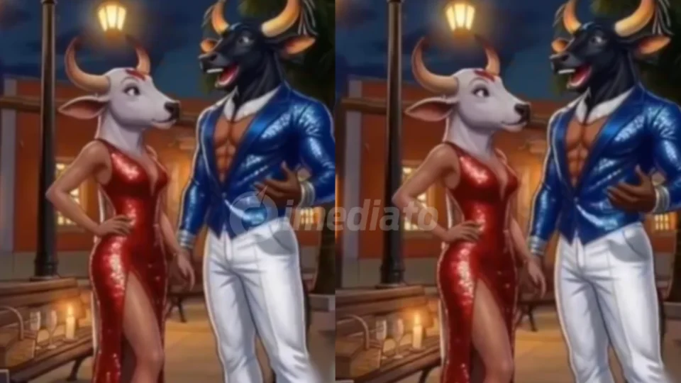 VÍDEO: Trend de IA transforma bois de Parintins em protagonistas de novela viral com ‘Garantilda e Caprichosão’