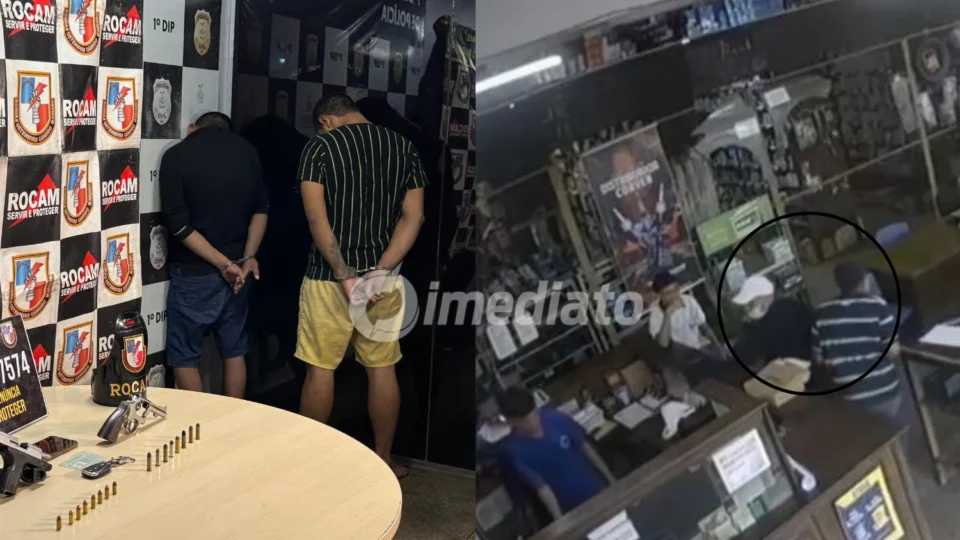 VEJA: Vídeo mostra momento em que criminosos rendem clientes e funcionários durante assalto no bairro Cachoeirinha