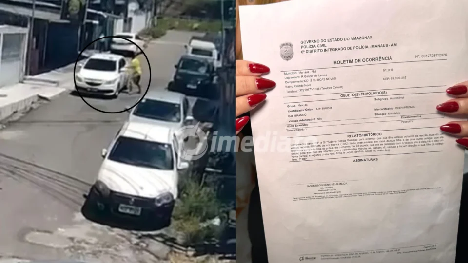 VÍDEO: Adolescente de 12 anos é agredida por suposto taxista ao voltar da escola no bairro Cidade Nova