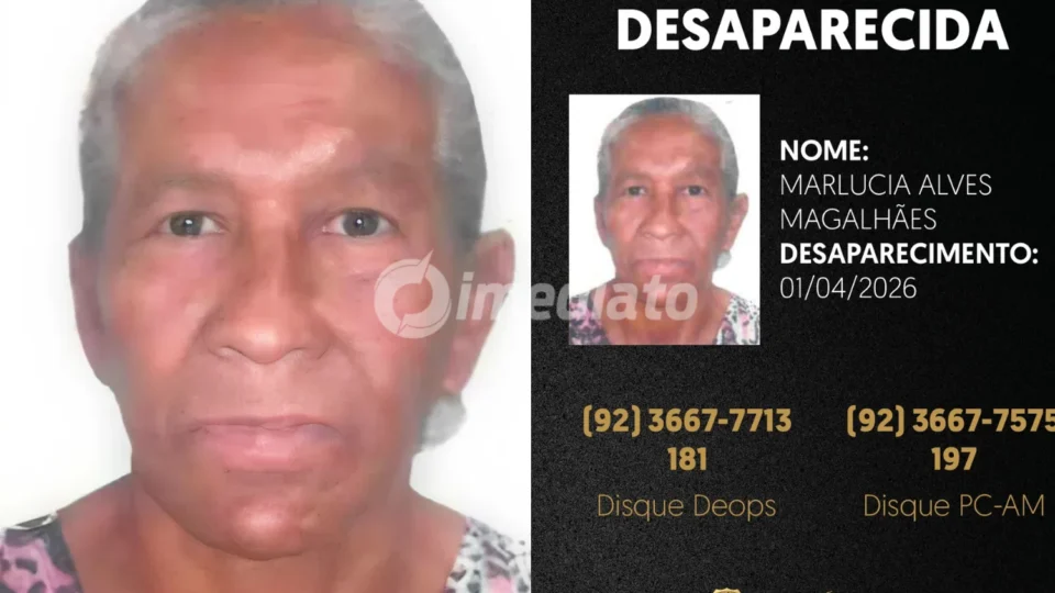 Polícia Civil divulga imagem de mulher que desapareceu após sair de casa no bairro Colônia Terra Nova