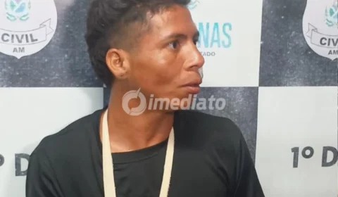 Homem suspeito de cometer diversos furtos é agredido por populares e detido pela polícia no Centro de Manaus