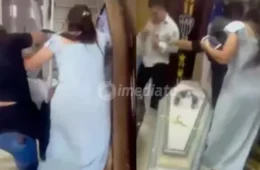 VÍDEO: Confusão em funerária após cobrança extra termina com agressões e intervenção da PM 
