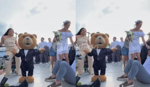 VÍDEO: Noivos são surpreendidos com presente inusitado de amigos e abandonam cartório às pressas