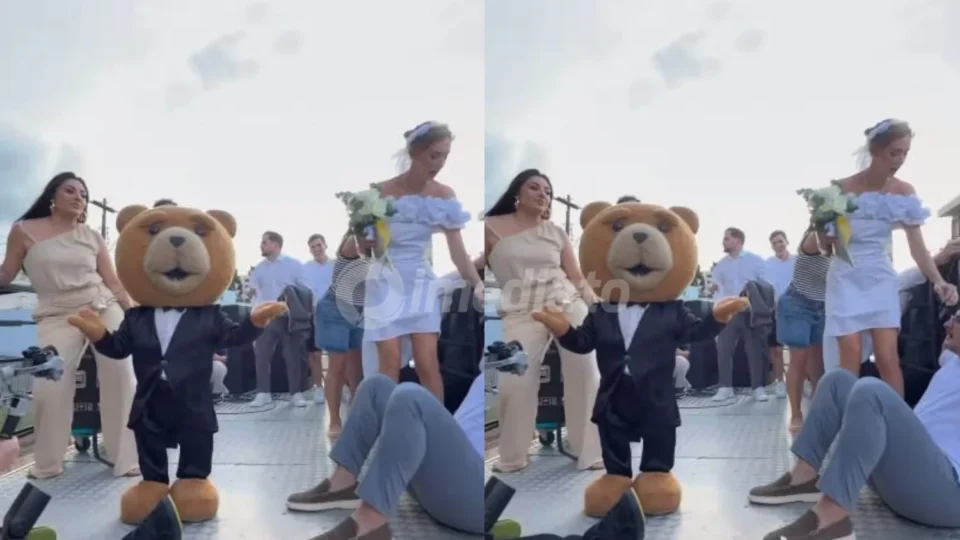 VÍDEO: Noivos são surpreendidos com presente inusitado de amigos e abandonam cartório às pressas