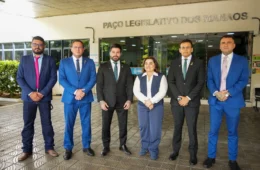 Professora Maria do Carmo visita Câmara Municipal e reforça articulação da direita no Amazonas