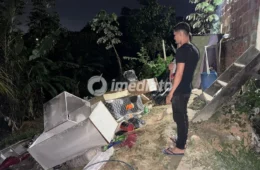 Família atingida por incêndio pede ajuda para reconstruir parte da casa destruída