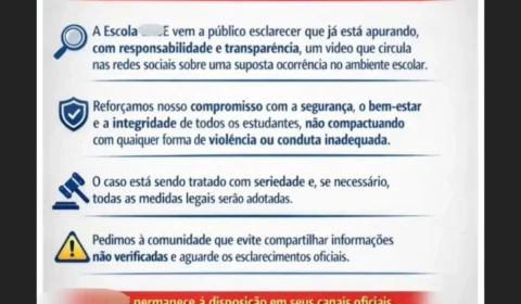 Escola divulga nota após denúncia de maus-tratos contra criança autista em Manaus