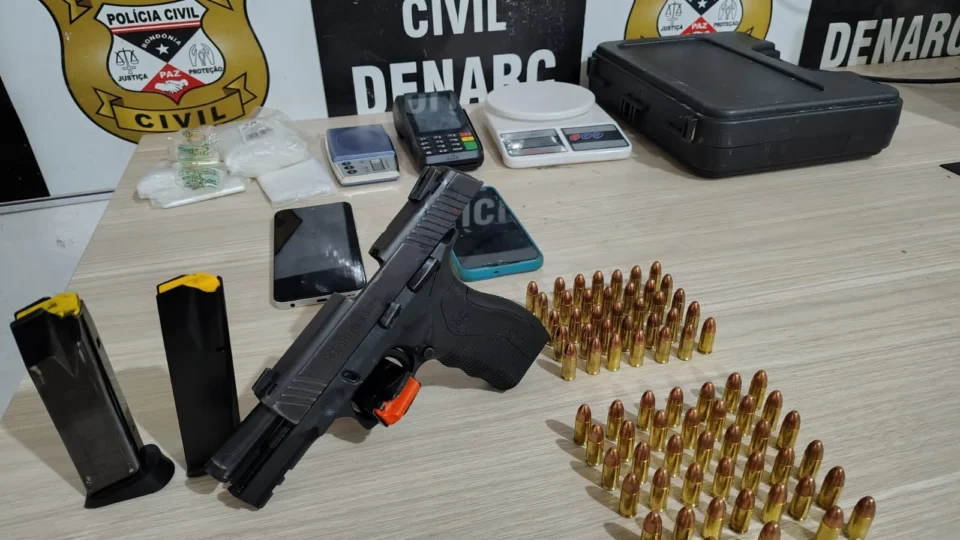 Foragido condenado a 46 anos por latrocínio é preso com arma na zona Leste de Porto Velho