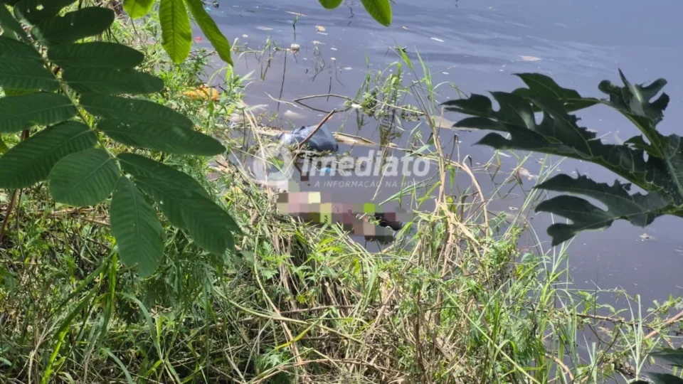 Imagens chocantes: Corpo de homem é encontrado decapitado em igarapé no bairro da Glória, em Manaus