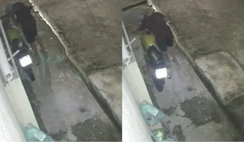 Homem rouba motocicleta estacionada na calçada na Cabanagem, em Belém