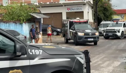 VEJA VÍDEO: após confusão homem é assassinado a tiros em oficina na zona Norte de Manaus