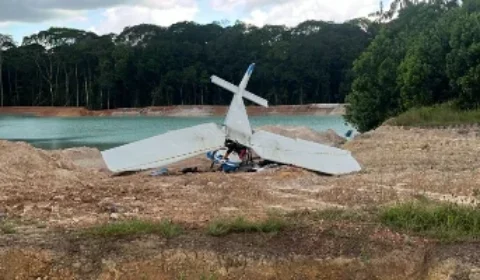 Avião monomotor cai em Benevides, região Metropolitana de Belém