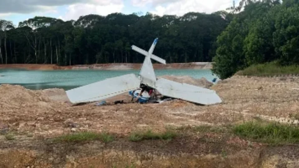 Avião monomotor cai em Benevides, região Metropolitana de Belém