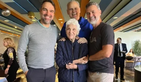 Mãe de Tadeu Schmidt morre aos 92 anos um mês após perda do irmão do apresentador