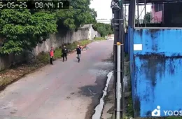 Vídeo mostra fuga de criminosos após tentativa de assalto em concessionária de motos em Manaus