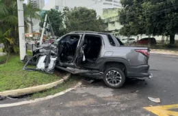Vítima de acidente no Reduto cobra por justiça após colisão entre dois carros, em Belém