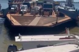 Embarcação de grande porte se envolve em acidente no rio Tapajós, no Pará
