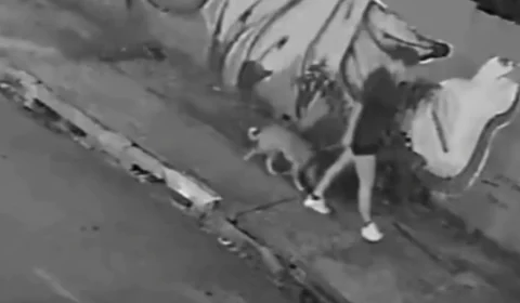 Jovem fica ferida após tampa de bueiro quebrar sob seus pés em Cuiabá