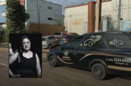 Familiares e amigos de funcionária morta em ataque acompanham cortejo em homenagem à vítima em Rio Branco