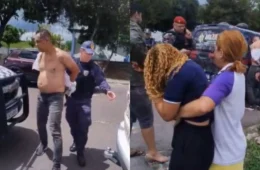 Veja vídeo: Homem é preso suspeito de tentar sequestrar e estuprar adolescente no bairro Alvorada