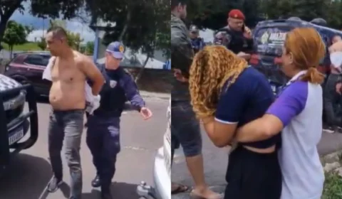 Veja vídeo: Homem é preso suspeito de tentar sequestrar e estuprar adolescente no bairro Alvorada