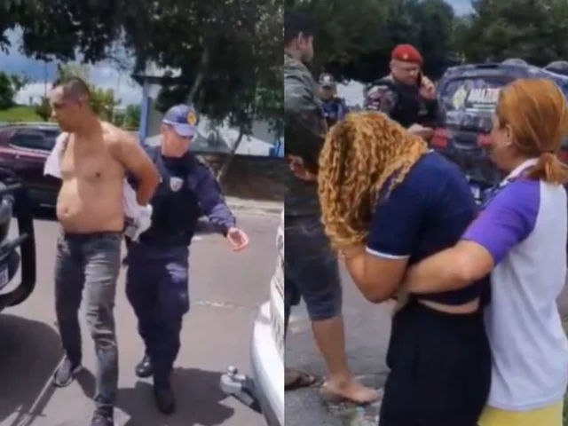 Veja vídeo: Homem é preso suspeito de tentar sequestrar e estuprar adolescente no bairro Alvorada