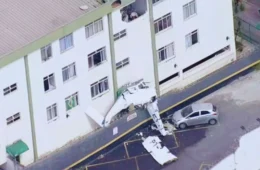 Tragédia: Avião de pequeno porte cai sobre prédio residencial e deixa mortos e feridos em Belo Horizonte