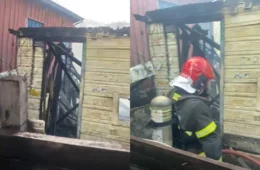 Vídeo: Incêndio atinge duas casas e provoca correria no bairro São Jorge