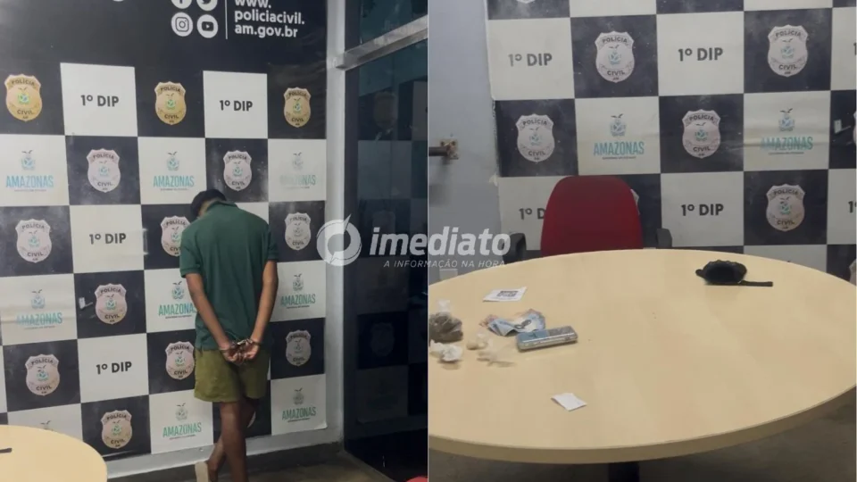 Jovem é preso pela quarta vez com drogas em beco no bairro Petrópolis