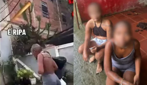 Veja o vídeo: ‘Novinhas do golpe’ têm cabelos raspados por facção e são obrigadas a desfilar pelas ruas do Rio