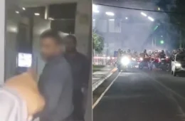 Veja o vídeo: motociclistas de app realizam ‘buzinaço’ em frente a condomínio onde entregador foi agredido na zona Norte