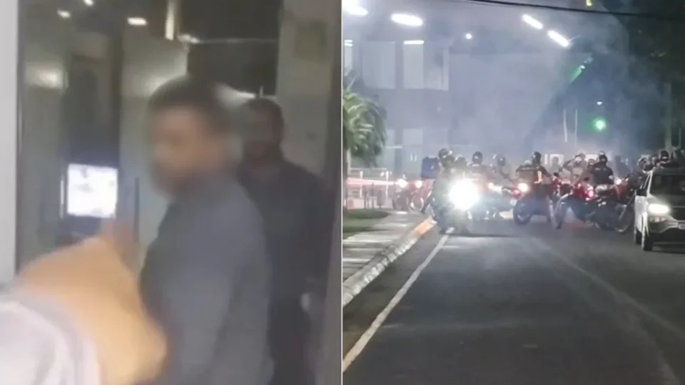 Veja o vídeo: motociclistas de app realizam ‘buzinaço’ em frente a condomínio onde entregador foi agredido na zona Norte