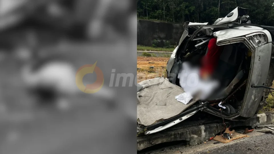 Veja o vídeo: Homem morre e outros 3 ficam feridos após acidente grave no ‘estradão’ do Nova Cidade