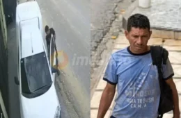 Veja o vídeo: ‘Boa Pinta’ troca de camisa após furtar celular de dentro de veículo no bairro Aleixo