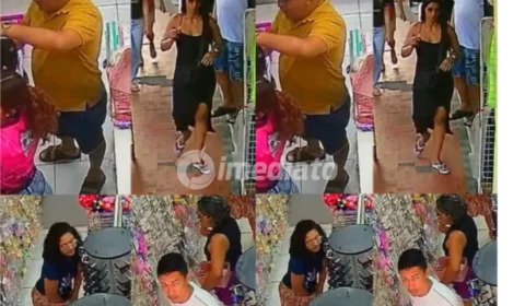 VÍDEO: Grupo é flagrado furtando loja no Dia das Mães, no bairro São José, e prejuízo passa de R$ 2 mil