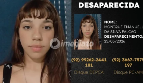 Polícia Civil divulga imagem de adolescente que desapareceu após sair da escola no bairro Cidade Nova