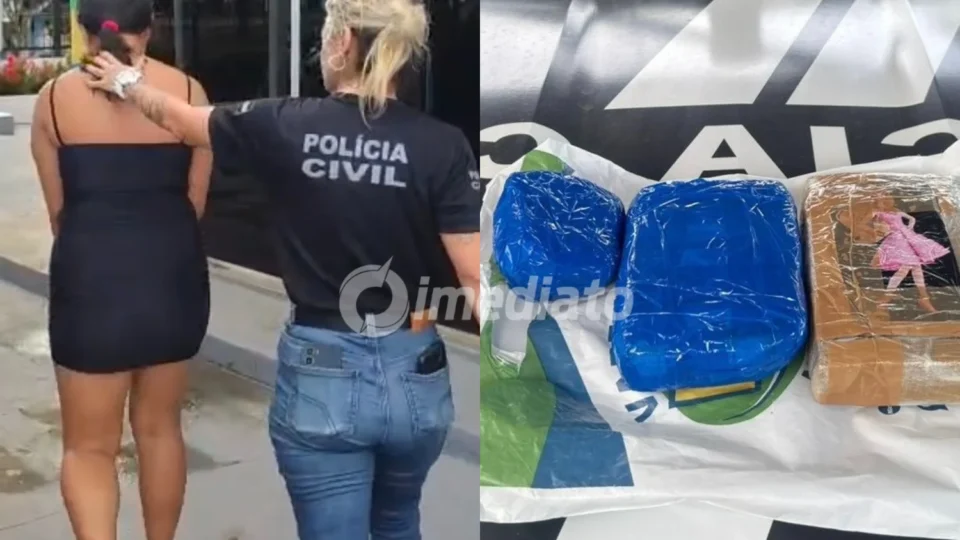 Mulher é presa ao desembarcar em Borba com 2,5 quilos de drogas avaliadas em R$ 52 mil