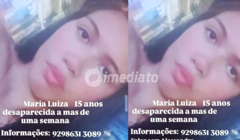 Adolescente de 15 anos desaparece após sair de casa para bar na avenida Itaúba; mãe faz apelo por informações