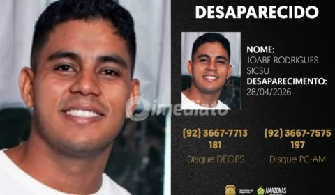 Polícia divulga imagem de homem desaparecido no bairro Raiz e pede ajuda da população em Manaus