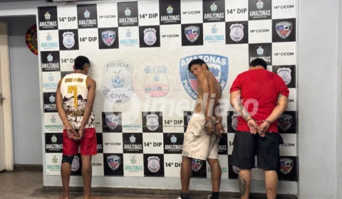 Trio é preso com drogas e dinheiro durante ação policial no bairro Armando Mendes; foragido do Pará está entre os detidos