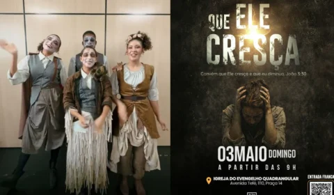 Espetáculo cristão ‘Que Ele Cresça’, da Companhia de Artes Nissi, será apresentado com entrada gratuita em Manaus