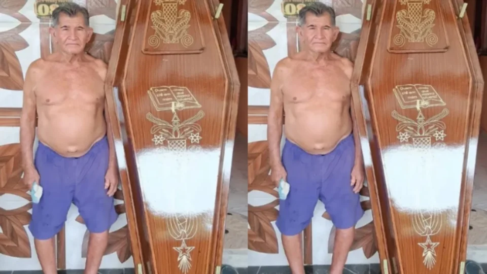 Idoso de 84 anos compra o próprio caixão para evitar despesas à família em Urucurituba, no Amazonas