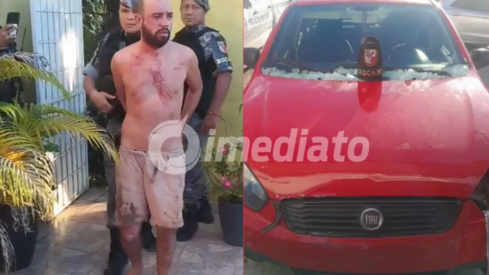 VÍDEO: ROCAM prende suspeito após tentativa de assalto frustrada contra agência bancária em Manaus