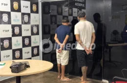Dupla é presa pela Rocam com drogas e um dos suspeitos tinha mandado por roubo em aberto em Manaus