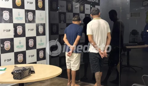 Dupla é presa pela Rocam com drogas e um dos suspeitos tinha mandado por roubo em aberto em Manaus