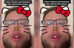 VÍDEO: Influenciador critica e chama trabalhadores da Zona Franca de Manaus de ‘índios’ e diz que indústrias não servem pra nada