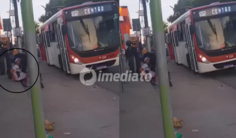 VÍDEO: Pedestre aciona a polícia e homem é preso após tentativa de assalto em ônibus da linha 650, em Manaus