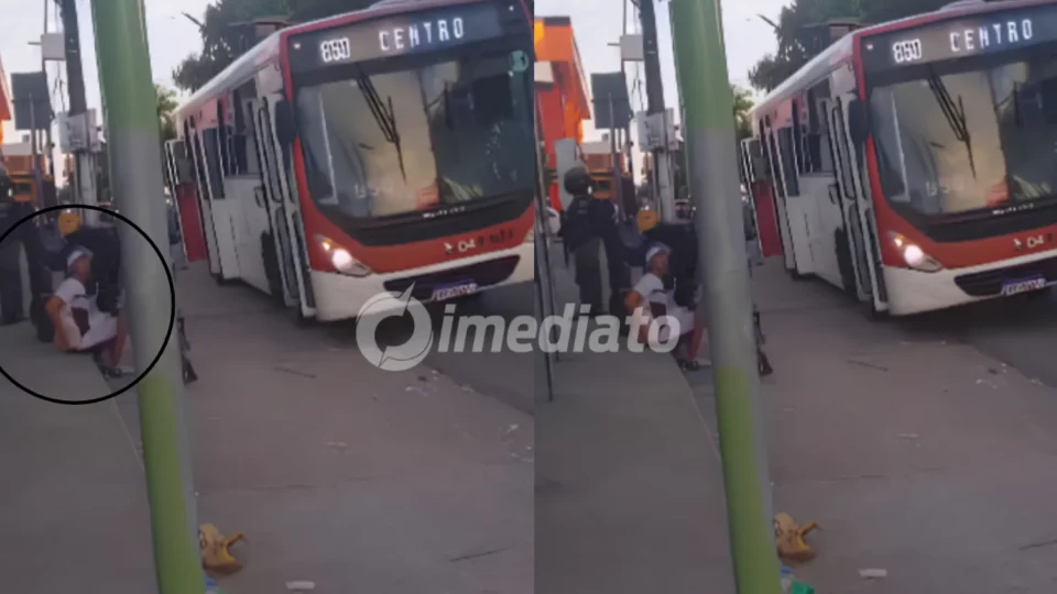 VÍDEO: Pedestre aciona a polícia e homem é preso após tentativa de assalto em ônibus da linha 650, em Manaus