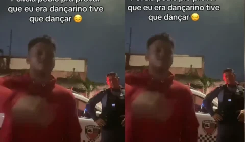 VEJA VÍDEO: Influencer improvisa dança no meio da rua para provar que é dançarino durante abordagem policial em Manaus