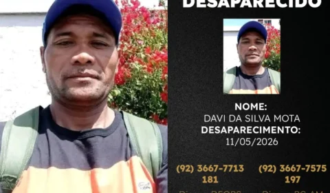 PC-AM divulga imagem de homem de 42 anos desaparecido após sair de casa no bairro Tarumã